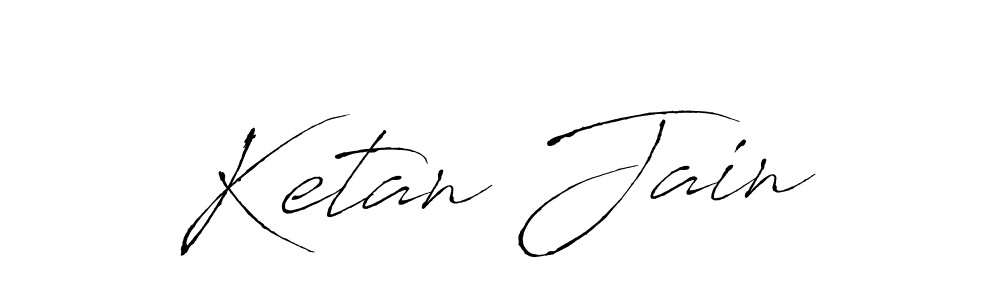 The best way (Antro_Vectra) to make a short signature is to pick only two or three words in your name. The name Ketan Jain include a total of six letters. For converting this name. Ketan Jain signature style 6 images and pictures png