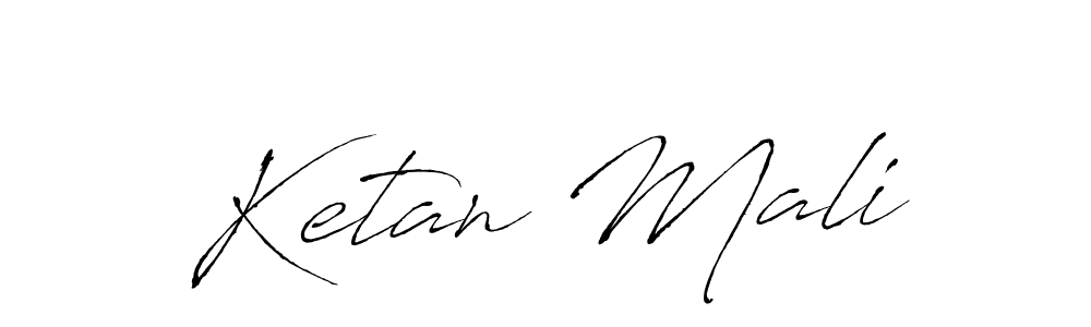 The best way (Antro_Vectra) to make a short signature is to pick only two or three words in your name. The name Ketan Mali include a total of six letters. For converting this name. Ketan Mali signature style 6 images and pictures png