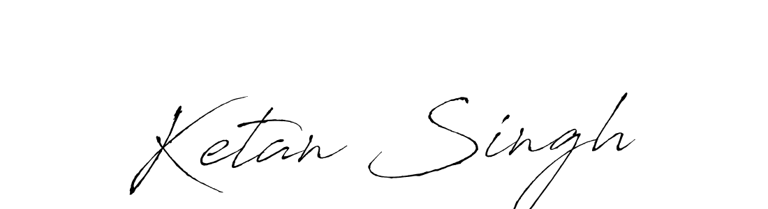 You should practise on your own different ways (Antro_Vectra) to write your name (Ketan Singh) in signature. don't let someone else do it for you. Ketan Singh signature style 6 images and pictures png