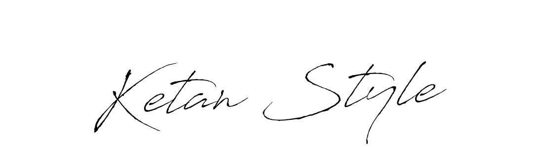 You should practise on your own different ways (Antro_Vectra) to write your name (Ketan Style) in signature. don't let someone else do it for you. Ketan Style signature style 6 images and pictures png