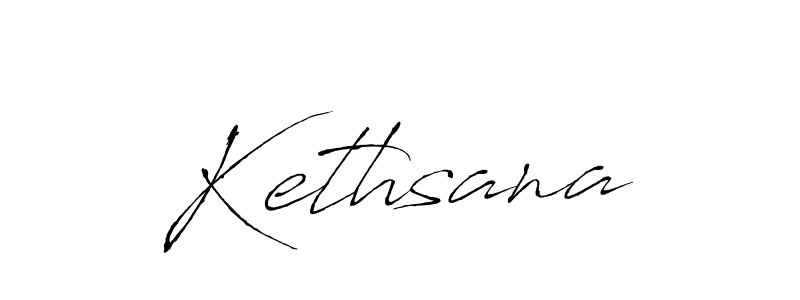 You should practise on your own different ways (Antro_Vectra) to write your name (Kethsana) in signature. don't let someone else do it for you. Kethsana signature style 6 images and pictures png