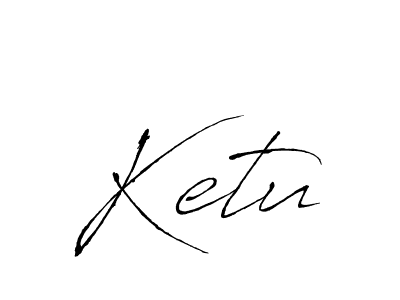 Design your own signature with our free online signature maker. With this signature software, you can create a handwritten (Antro_Vectra) signature for name Ketu. Ketu signature style 6 images and pictures png