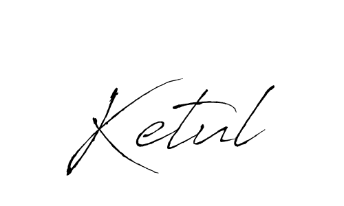 Create a beautiful signature design for name Ketul. With this signature (Antro_Vectra) fonts, you can make a handwritten signature for free. Ketul signature style 6 images and pictures png