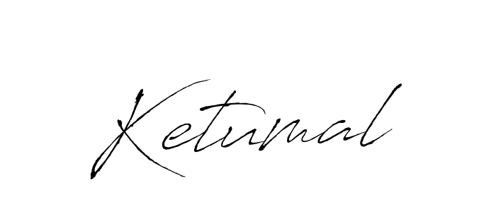 Make a beautiful signature design for name Ketumal. With this signature (Antro_Vectra) style, you can create a handwritten signature for free. Ketumal signature style 6 images and pictures png