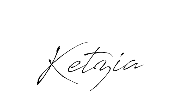 How to make Ketzia name signature. Use Antro_Vectra style for creating short signs online. This is the latest handwritten sign. Ketzia signature style 6 images and pictures png