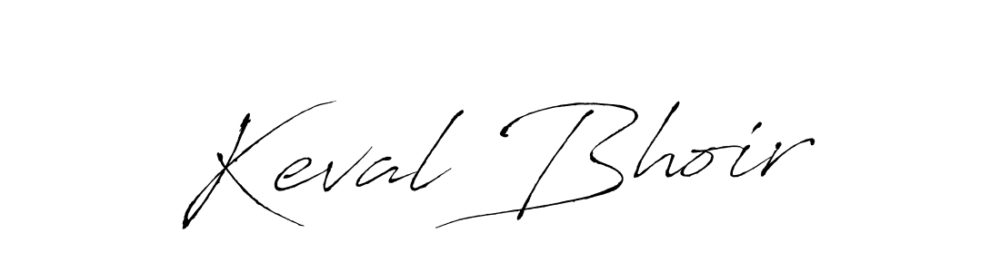 Create a beautiful signature design for name Keval Bhoir. With this signature (Antro_Vectra) fonts, you can make a handwritten signature for free. Keval Bhoir signature style 6 images and pictures png