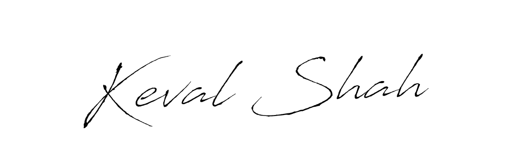 How to make Keval Shah signature? Antro_Vectra is a professional autograph style. Create handwritten signature for Keval Shah name. Keval Shah signature style 6 images and pictures png