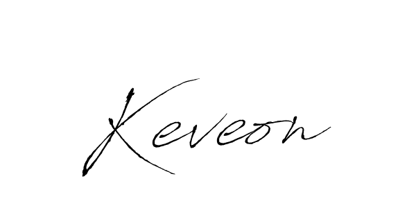 Make a beautiful signature design for name Keveon. With this signature (Antro_Vectra) style, you can create a handwritten signature for free. Keveon signature style 6 images and pictures png