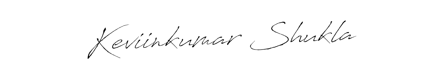 Make a beautiful signature design for name Keviinkumar Shukla. With this signature (Antro_Vectra) style, you can create a handwritten signature for free. Keviinkumar Shukla signature style 6 images and pictures png