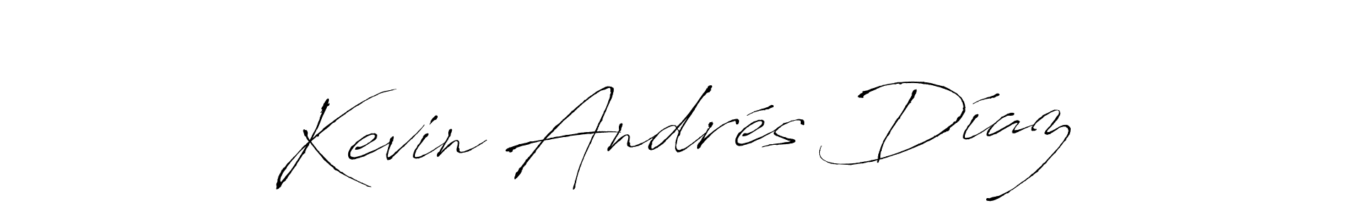 You should practise on your own different ways (Antro_Vectra) to write your name (Kevin Andrés Díaz) in signature. don't let someone else do it for you. Kevin Andrés Díaz signature style 6 images and pictures png