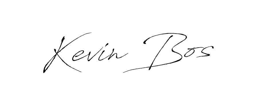 Design your own signature with our free online signature maker. With this signature software, you can create a handwritten (Antro_Vectra) signature for name Kevin Bos. Kevin Bos signature style 6 images and pictures png