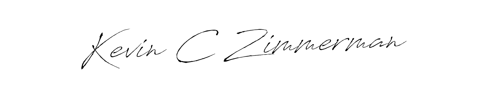 How to make Kevin C Zimmerman signature? Antro_Vectra is a professional autograph style. Create handwritten signature for Kevin C Zimmerman name. Kevin C Zimmerman signature style 6 images and pictures png