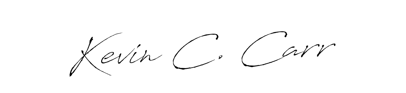 Make a beautiful signature design for name Kevin C. Carr. With this signature (Antro_Vectra) style, you can create a handwritten signature for free. Kevin C. Carr signature style 6 images and pictures png