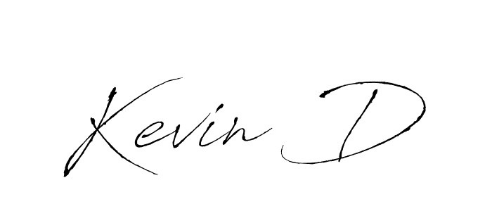 Use a signature maker to create a handwritten signature online. With this signature software, you can design (Antro_Vectra) your own signature for name Kevin D. Kevin D signature style 6 images and pictures png