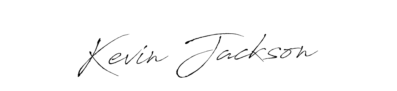 Kevin Jackson stylish signature style. Best Handwritten Sign (Antro_Vectra) for my name. Handwritten Signature Collection Ideas for my name Kevin Jackson. Kevin Jackson signature style 6 images and pictures png