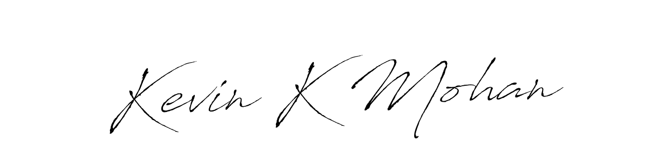 Make a beautiful signature design for name Kevin K Mohan. Use this online signature maker to create a handwritten signature for free. Kevin K Mohan signature style 6 images and pictures png