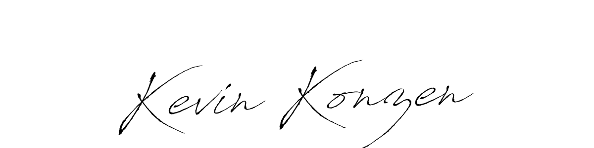 Create a beautiful signature design for name Kevin Konzen. With this signature (Antro_Vectra) fonts, you can make a handwritten signature for free. Kevin Konzen signature style 6 images and pictures png