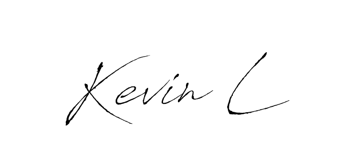 Also we have Kevin L name is the best signature style. Create professional handwritten signature collection using Antro_Vectra autograph style. Kevin L signature style 6 images and pictures png