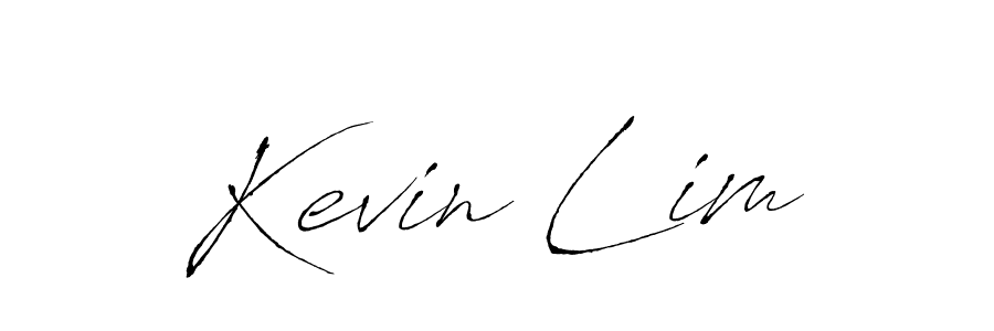 Make a beautiful signature design for name Kevin Lim. With this signature (Antro_Vectra) style, you can create a handwritten signature for free. Kevin Lim signature style 6 images and pictures png