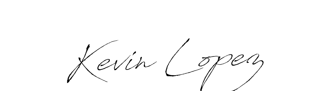 Kevin Lopez stylish signature style. Best Handwritten Sign (Antro_Vectra) for my name. Handwritten Signature Collection Ideas for my name Kevin Lopez. Kevin Lopez signature style 6 images and pictures png