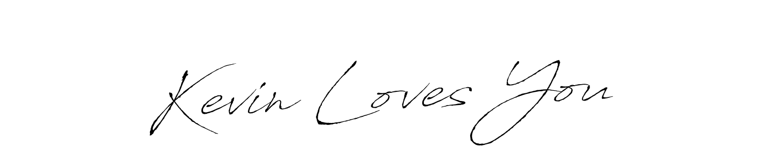 Also You can easily find your signature by using the search form. We will create Kevin Loves You name handwritten signature images for you free of cost using Antro_Vectra sign style. Kevin Loves You signature style 6 images and pictures png