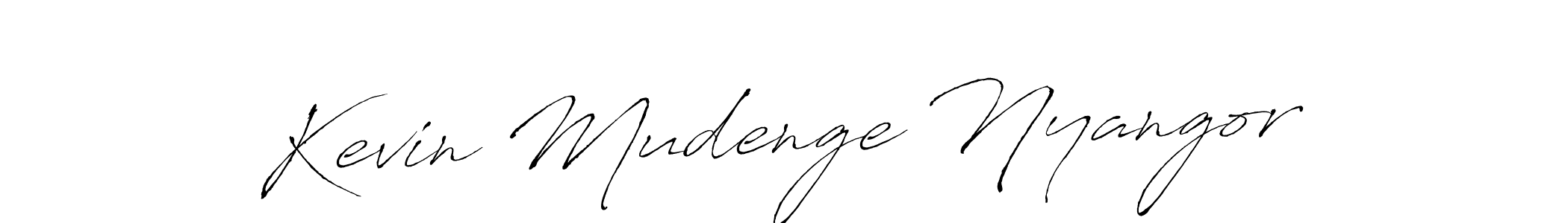 Also we have Kevin Mudenge Nyangor name is the best signature style. Create professional handwritten signature collection using Antro_Vectra autograph style. Kevin Mudenge Nyangor signature style 6 images and pictures png