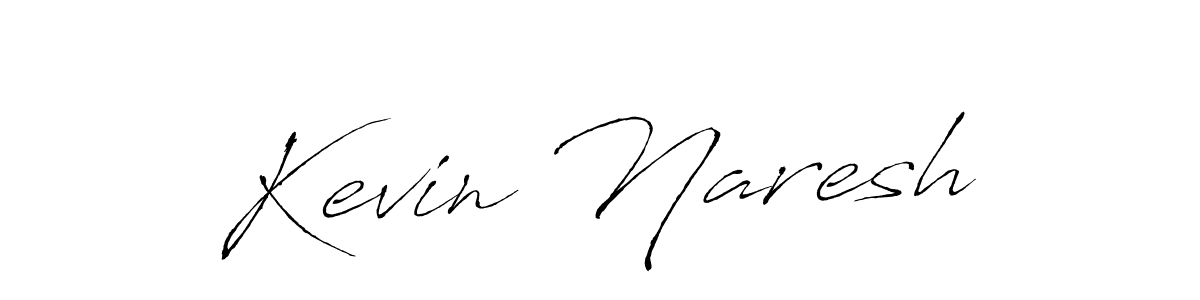 How to make Kevin Naresh signature? Antro_Vectra is a professional autograph style. Create handwritten signature for Kevin Naresh name. Kevin Naresh signature style 6 images and pictures png