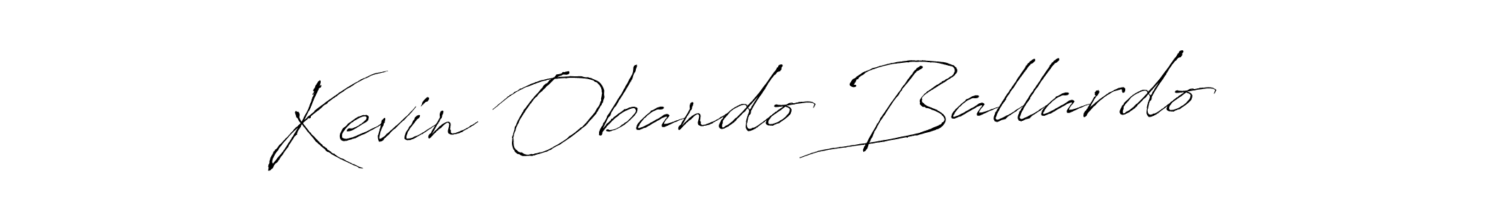 Create a beautiful signature design for name Kevin Obando Ballardo. With this signature (Antro_Vectra) fonts, you can make a handwritten signature for free. Kevin Obando Ballardo signature style 6 images and pictures png