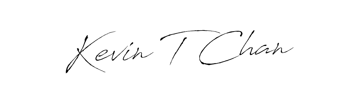 Create a beautiful signature design for name Kevin T Chan. With this signature (Antro_Vectra) fonts, you can make a handwritten signature for free. Kevin T Chan signature style 6 images and pictures png