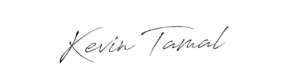 How to make Kevin Tamal signature? Antro_Vectra is a professional autograph style. Create handwritten signature for Kevin Tamal name. Kevin Tamal signature style 6 images and pictures png