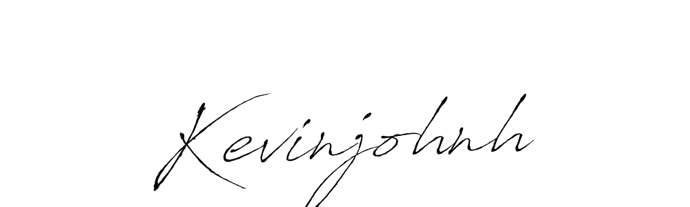 Make a beautiful signature design for name Kevinjohnh. With this signature (Antro_Vectra) style, you can create a handwritten signature for free. Kevinjohnh signature style 6 images and pictures png
