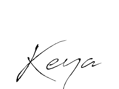 Design your own signature with our free online signature maker. With this signature software, you can create a handwritten (Antro_Vectra) signature for name Keya. Keya signature style 6 images and pictures png