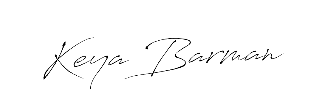 Make a beautiful signature design for name Keya Barman. With this signature (Antro_Vectra) style, you can create a handwritten signature for free. Keya Barman signature style 6 images and pictures png