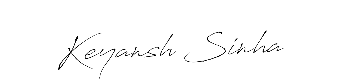 How to make Keyansh Sinha signature? Antro_Vectra is a professional autograph style. Create handwritten signature for Keyansh Sinha name. Keyansh Sinha signature style 6 images and pictures png