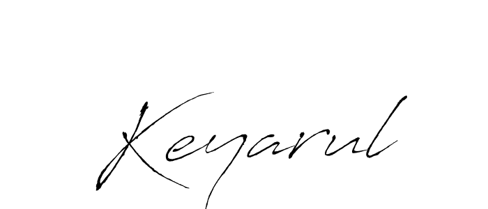 Use a signature maker to create a handwritten signature online. With this signature software, you can design (Antro_Vectra) your own signature for name Keyarul. Keyarul signature style 6 images and pictures png