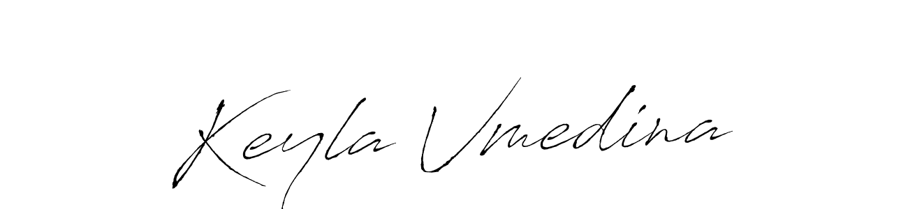 How to make Keyla Vmedina signature? Antro_Vectra is a professional autograph style. Create handwritten signature for Keyla Vmedina name. Keyla Vmedina signature style 6 images and pictures png