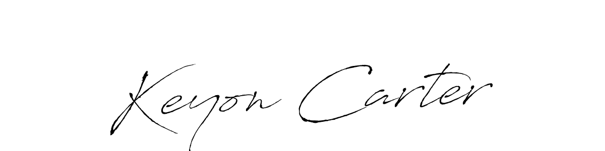 Use a signature maker to create a handwritten signature online. With this signature software, you can design (Antro_Vectra) your own signature for name Keyon Carter. Keyon Carter signature style 6 images and pictures png