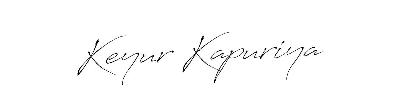 It looks lik you need a new signature style for name Keyur Kapuriya. Design unique handwritten (Antro_Vectra) signature with our free signature maker in just a few clicks. Keyur Kapuriya signature style 6 images and pictures png