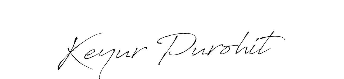 Also we have Keyur Purohit name is the best signature style. Create professional handwritten signature collection using Antro_Vectra autograph style. Keyur Purohit signature style 6 images and pictures png