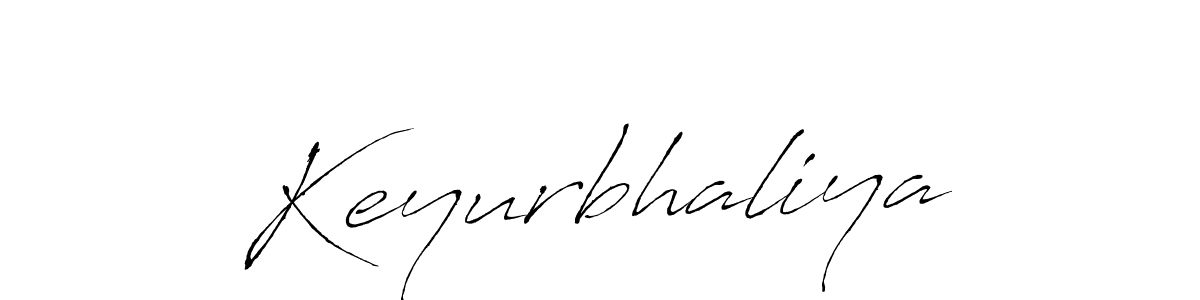 Make a beautiful signature design for name Keyurbhaliya. With this signature (Antro_Vectra) style, you can create a handwritten signature for free. Keyurbhaliya signature style 6 images and pictures png