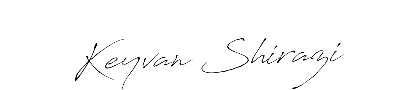 if you are searching for the best signature style for your name Keyvan Shirazi. so please give up your signature search. here we have designed multiple signature styles  using Antro_Vectra. Keyvan Shirazi signature style 6 images and pictures png