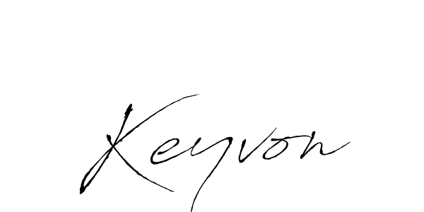 Design your own signature with our free online signature maker. With this signature software, you can create a handwritten (Antro_Vectra) signature for name Keyvon. Keyvon signature style 6 images and pictures png