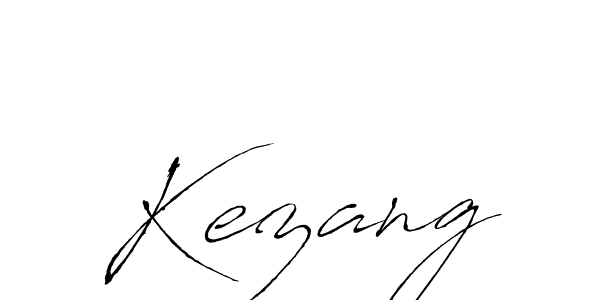 How to Draw Kezang signature style? Antro_Vectra is a latest design signature styles for name Kezang. Kezang signature style 6 images and pictures png