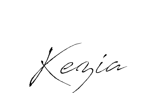 Kezia stylish signature style. Best Handwritten Sign (Antro_Vectra) for my name. Handwritten Signature Collection Ideas for my name Kezia. Kezia signature style 6 images and pictures png