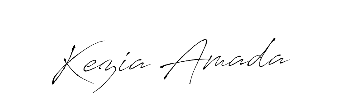 Kezia Amada stylish signature style. Best Handwritten Sign (Antro_Vectra) for my name. Handwritten Signature Collection Ideas for my name Kezia Amada. Kezia Amada signature style 6 images and pictures png