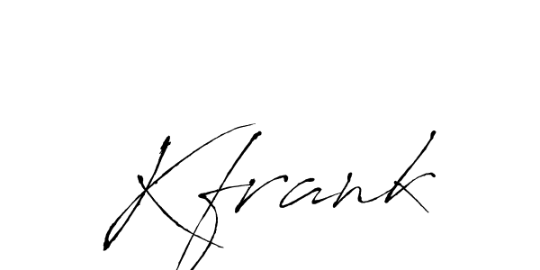 Use a signature maker to create a handwritten signature online. With this signature software, you can design (Antro_Vectra) your own signature for name Kfrank. Kfrank signature style 6 images and pictures png