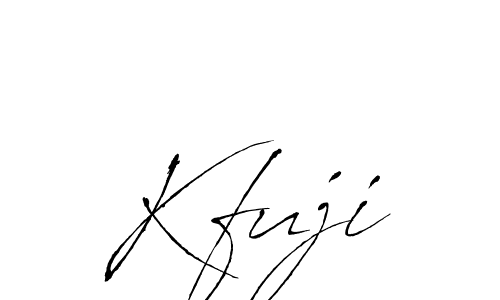 You should practise on your own different ways (Antro_Vectra) to write your name (Kfuji) in signature. don't let someone else do it for you. Kfuji signature style 6 images and pictures png