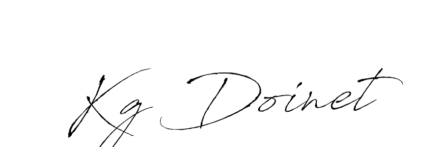 How to make Kg Doinet signature? Antro_Vectra is a professional autograph style. Create handwritten signature for Kg Doinet name. Kg Doinet signature style 6 images and pictures png