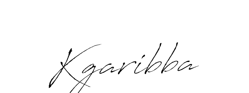 Kgaribba stylish signature style. Best Handwritten Sign (Antro_Vectra) for my name. Handwritten Signature Collection Ideas for my name Kgaribba. Kgaribba signature style 6 images and pictures png