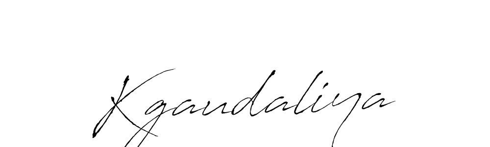 Make a beautiful signature design for name Kgaudaliya. With this signature (Antro_Vectra) style, you can create a handwritten signature for free. Kgaudaliya signature style 6 images and pictures png